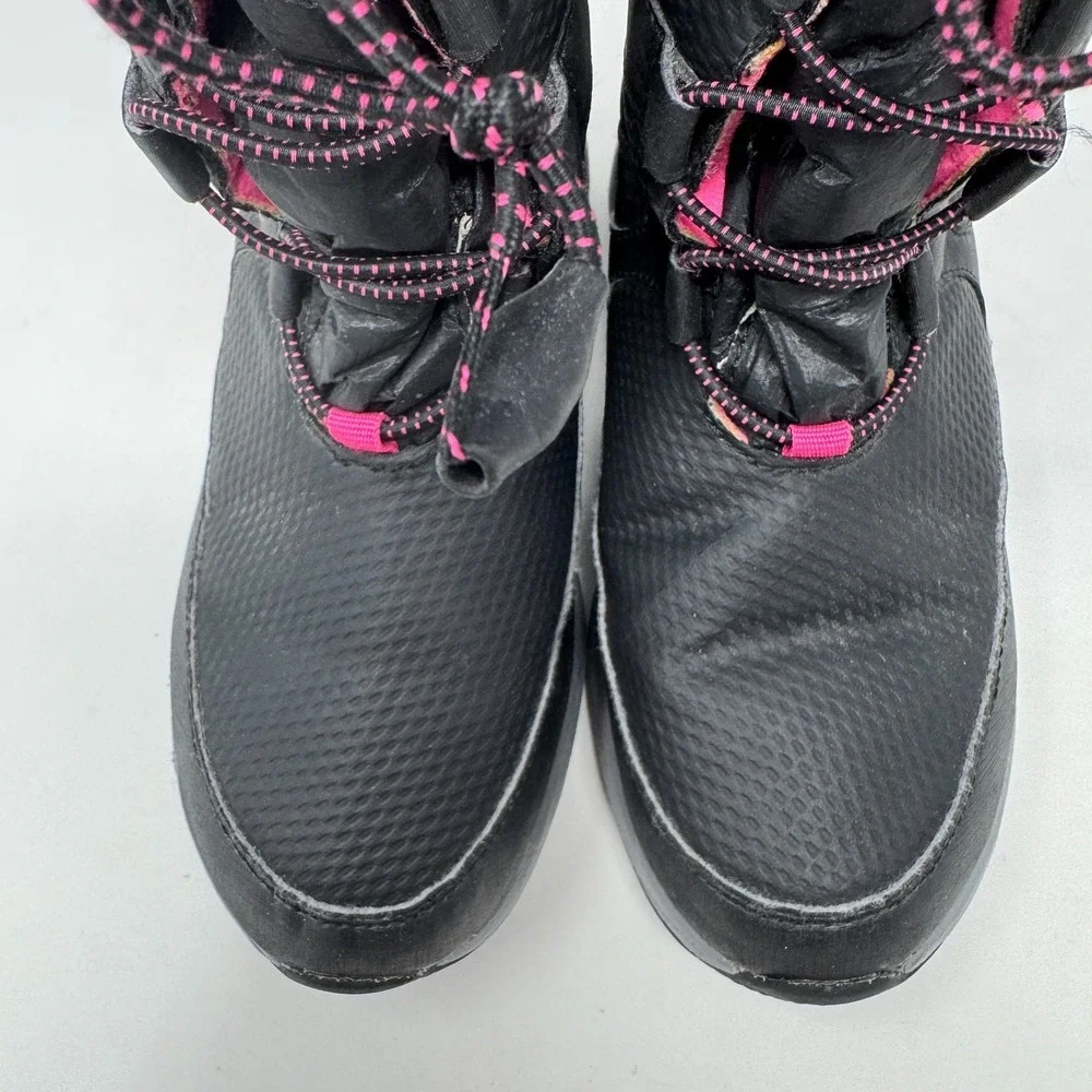 Merrell Arctic Blast Snow Boots Black Pink Waterproof Girl Size 13‎